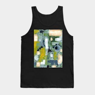 Art Acrylic artwork abstract Tank Top